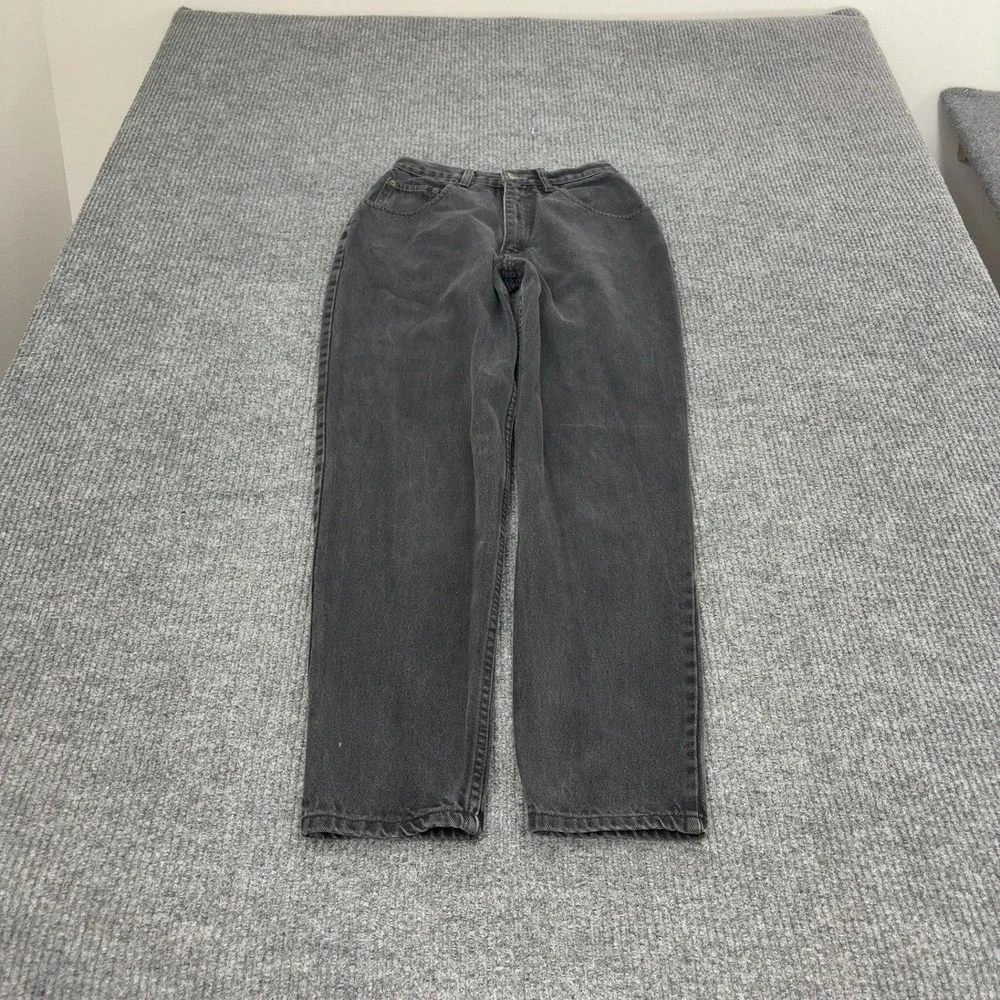 Vintage Route 66 Jeans Womens 5/6 Black Cotton Relaxed Fit High Waist Mom Retro